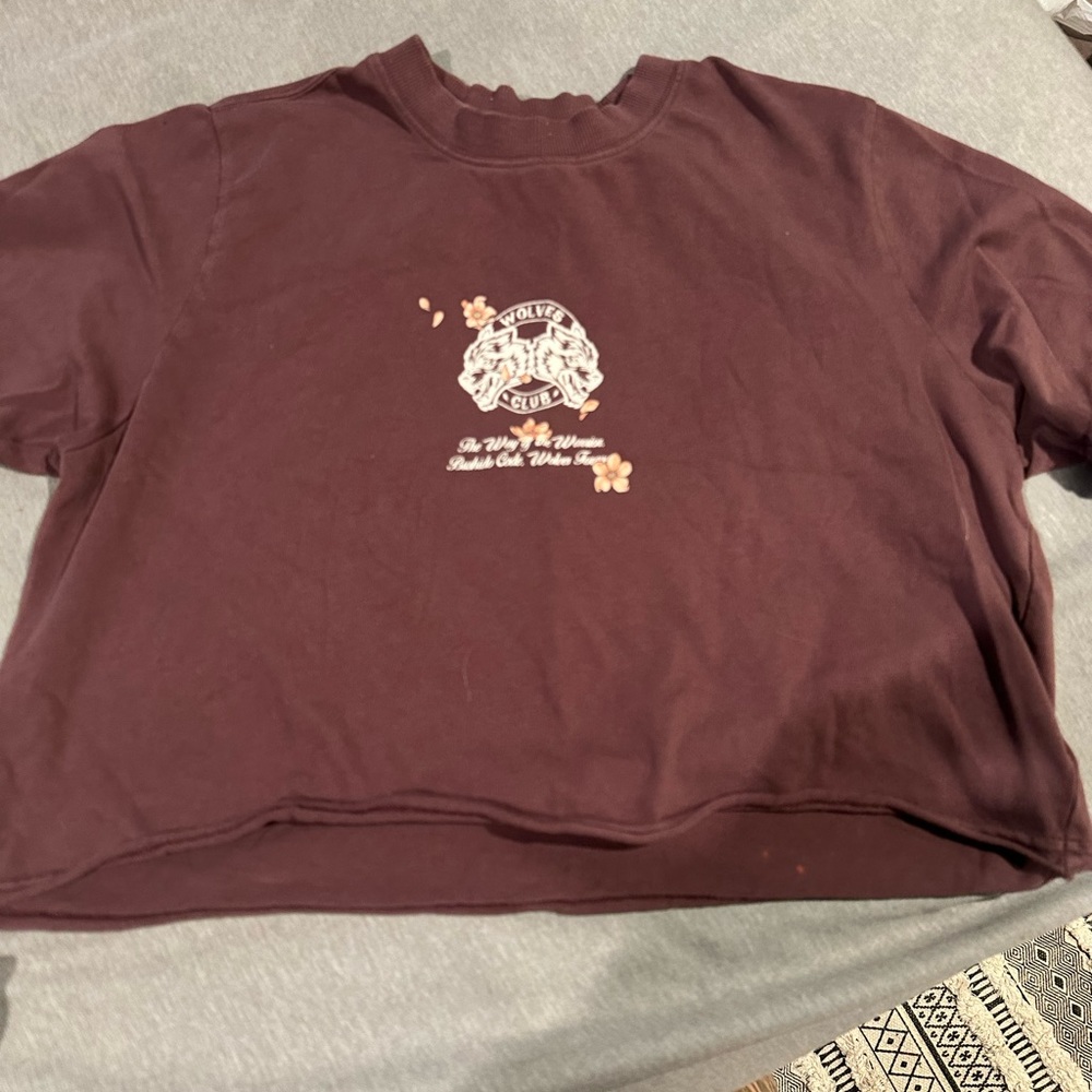 Only worn once crop